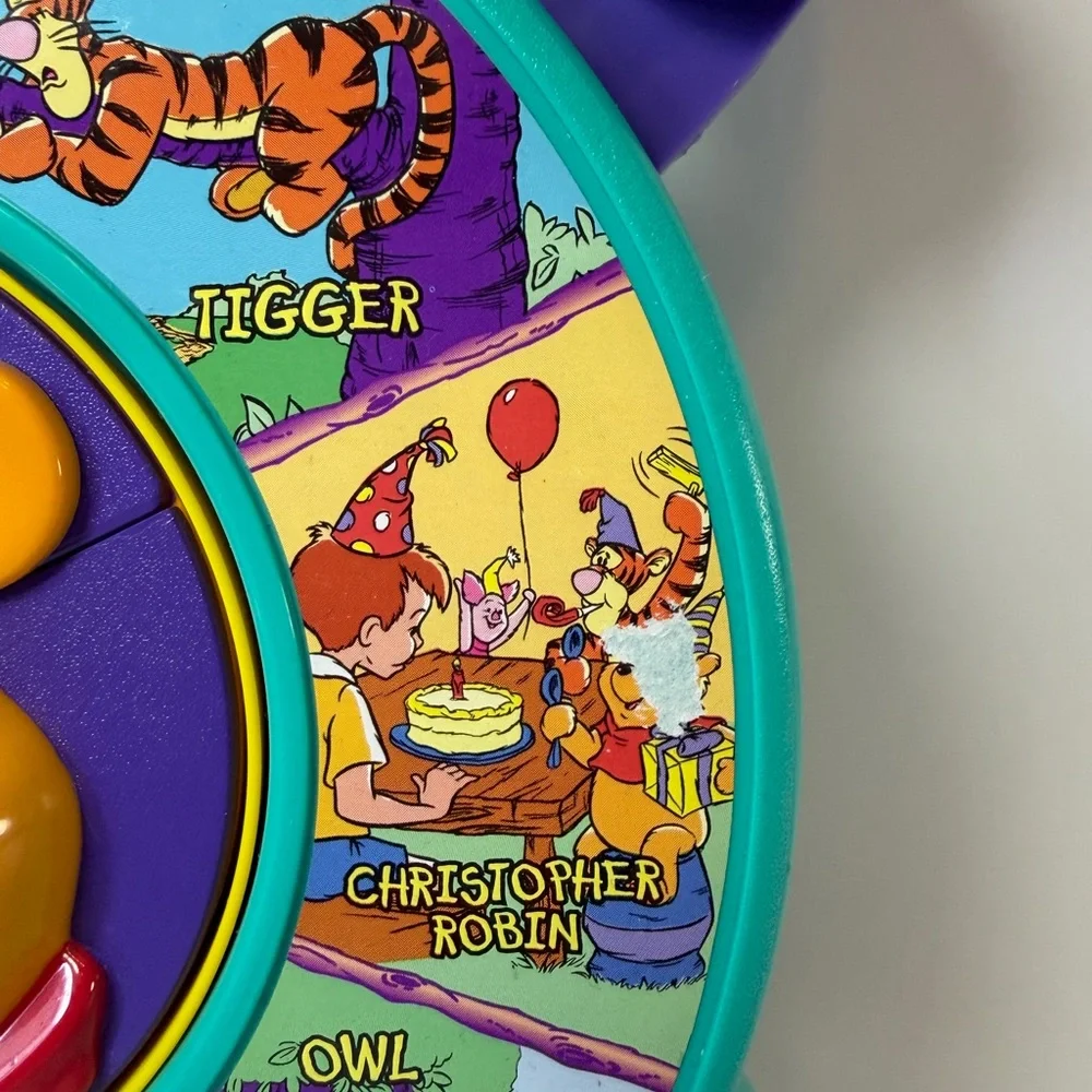 VTG Mattel Winnie the Pooh 1997 See ‘n Say Baby‎ Toddler Toy WORKS Disney